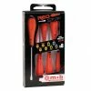 JEU 8 TOURNEVIS ROUGE (4F+2PH+2PZ) REDGRIP MOB - 9129001901MOB OUTILLAGE
