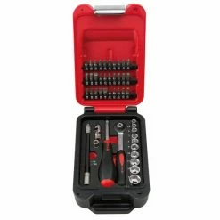 BOX SMALL 1/4 46 PIECES 6 P. CLIQUET ROND MOB - 9416046001MOB OUTILLAGE