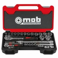 BOX MEDIUM MOUSSE MIXTE 1/4+1/2 POIRE/POUCE MOB - 9436033201MOB OUTILLAGE