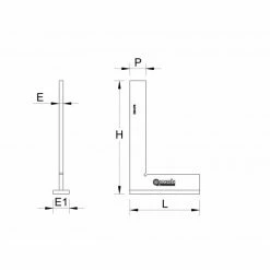 EQUERRE A TALON CLASSE I - 150MM MOB - 5224150001MOB OUTILLAGE