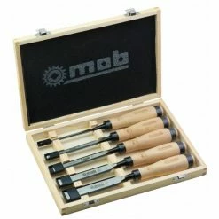 COFFRET BOIS 5 CISEAUX SCULPTEUR BOIS MOB - 7000200001MOB OUTILLAGE