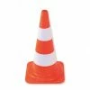 CONE DE SIGNALISATION 75 CM 2 BANDES BLANCHES MONDELIN - 801060