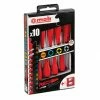 JEU 10 TOURNEVIS REDGRIP 2 F + 4 TORX + 2 PH+2 PZ MOB - 9129000801MOB OUTILLAGE -SAM Shop M0389129000801 01 1