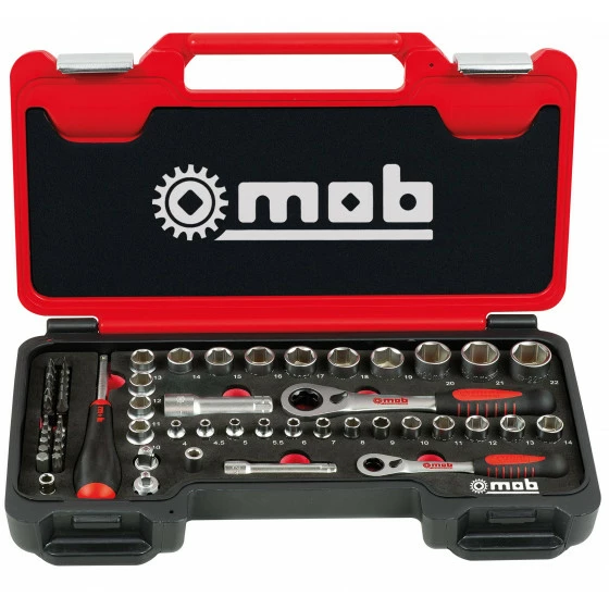 COFFRET MIXTE 59PCS DOUILLES TRAVERSANTES MOB - 9470059001MOB OUTILLAGE 3 COFFRET MIXTE 59PCS DOUILLES TRAVERSANTES MOB - 9470059001MOB OUTILLAGE
