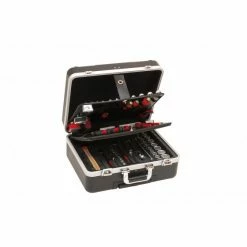 VALISE TROLLEY INTEGRE ABS NOIR 128 PCS MOB - 9538128001MOB OUTILLAGE