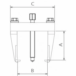 Extracteur Interieur/exterieur 220x145mm 2 Griffes Dt DRAKKAR EQUIPEMENT - 09158